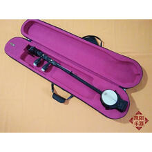 精品黑檀龙头豫剧板胡/中音板胡 黑檀盘龙河南豫剧板胡 黑檀板胡+高档皮盒