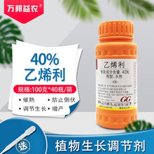 国光40%乙烯利乙稀利崔催熟快熟剂 芒果香蕉柿子水稻青芒番茄核桃去青皮调节生长剂农药植轻松 100克*10瓶