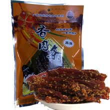 壮家猪肉干猪肉条猪肉脯 广西宜州刘三姐特产猪肉条炭烤猪肉干肉脯休闲零食小吃 麻辣味200g*2袋装
