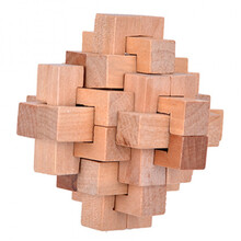 木质孔明锁鲁班锁成人解锁儿童玩具小学生智力开发木制玩具 二十四锁