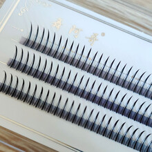 A型W朵毛m嫁接网红自然单簇分段广州大眼魅假睫毛抖音仙子毛仙女 新款舞阿哥A型12mm