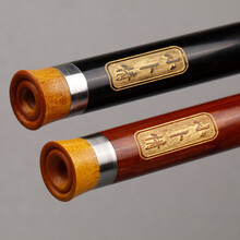 巴乌 黑檀红木单管竖吹横吹巴乌 乐器b调G调F调 小学生 成人 演奏初学 黑檀至竖吹巴乌[F调]