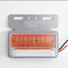 瑞莱特边灯24v超亮强光照地防水汽车led示宽侧灯半挂腰灯 黄色(4只)