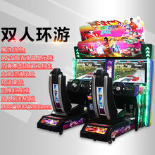 赛车游戏机大型商用设备疯狂摩托车超市门口儿童投币游艺机 白色