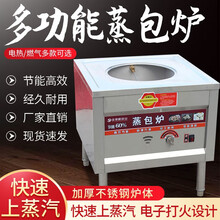 煜灿商用蒸包炉多功能电蒸炉蒸包子机燃气馒头蒸汽炉节能蒸米饭肠粉炉 商用多功能蒸包炉 燃气款四孔方管/带风机/需插电