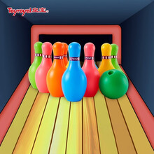 日本皇室玩具（Toyroyal）保龄球足球玩具儿童室内亲子游戏 男女宝宝球类玩具运动套装3岁以上 保龄球-TR7514