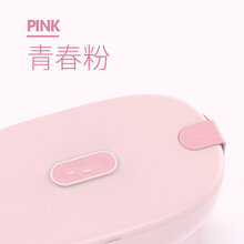 电热饭盒无水加热便当盒保温自热可插电上班族带饭网红便携 粉色