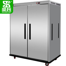 圣托（Shentop）不锈钢双门保温餐车商用 酒店饭店移动宴会备餐车 学校食堂保温送餐车 STEQ-S32