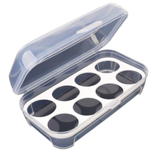 麦欧丽美妆蛋收纳盒美妆蛋PET材质收纳创意小巧桌面整理收纳 美妆蛋8格空盒