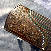 扬州古筝 金丝楠木九龙款收藏级古筝10级古筝 演奏级古筝 九龙款标配