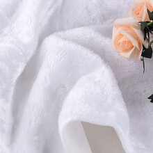 摆拍照背景底布毯 地毯拍照背景布 网红包包化妆品绒布毛毯摆拍道具毛绒背景桌布定制 短毛绒白色160*200cm