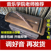 21弦迷你小古筝便携式半筝75cm 纯桐木 初学儿童成人练指器 75小筝+标配+琴架+调音器