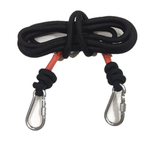 栓牛绳子拴羊绳专用牛龙头绳 牵牛绳子尼龙加粗畜牧养殖用品 牛绳黑色长2米