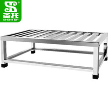 圣托（Shentop）加厚不锈钢米面架商用 酒店饭店厨房货架置物架 学校食堂米油堆放架 STTA-MG12