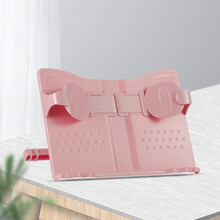 琴谱架乐曲桌面便携式台式家用折叠吉他古琴三角钢琴定制 (猫咪款)樱柠粉