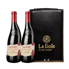超市	
法国进口红酒 隆河丘产区AOC级别 歪脖子 芙华隆河（LA FIOLE COTES DU RHONE）干红葡萄酒双支皮礼盒装