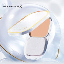 蜜丝佛陀（Max Factor）莹亮臻白粉饼 ( 控油遮瑕提亮保湿修容轻薄持久定补妆干湿两用 ) 自然白