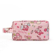日系可爱学生防疫包防水应急收纳卡通大容量环保化妆包便携洗漱包 粉色百变