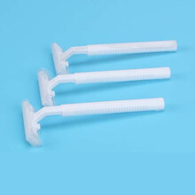 手动一次性剃须刀宾馆酒店用品浴场洗浴中心不锈钢刀片刮胡刀H 10个装