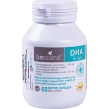 国际	
Bio island 佰澳朗德 dha婴幼儿 婴儿补脑dha 宝宝脑黄金dha儿童海藻油澳洲进口 儿童DHA海藻油 60粒