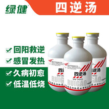 绿健 兽药四逆汤鸡鸭鹅药禽输卵管炎腹膜炎改善蛋壳品质 250ml/瓶