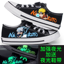 低帮儿童帆布鞋2021年新款夏季男童休闲鞋子女童幼儿园魔术贴布鞋 低帮粘扣黑卡西名人 36（内长22.5cm）