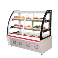 冰宴电器凉菜卤菜展示柜冷藏熟食保鲜柜鸭脖展示柜鲜肉保鲜柜烧烤柜商用直冷熟食展示柜三层点菜柜冰柜展示柜 新款双开门 1.3米三层展示柜