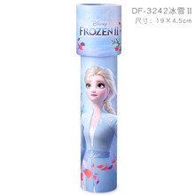 迪士尼万花筒儿童多棱镜玩具放大镜望远镜科学实验幼儿园怀旧礼物 大号 冰雪蓝 02DF3242