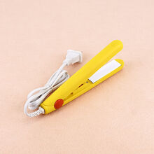 迷你电夹板女拉直发直卷两用直板夹刘海卷发棒迷小型懒人神器熨板 鸡仔黄 【套餐一】梳子+2个夹子