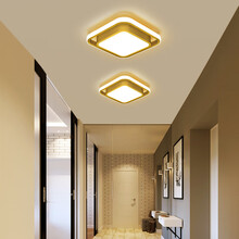 vvs美学灯 个性创意阳台吸顶灯玄关走廊过道灯led卧室衣帽间厨房卫生间灯具灯饰 26*26cm单色白光