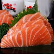 海鲜冰鲜三文鱼现杀刺生辅食新鲜日式料理寿司生鱼片即食生吃 三份装 去皮净重420g左右