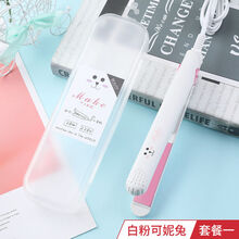 reepro 电直板夹板直发器卷发棒直卷两用迷小型女熨板拉头发刘海 可妮兔单品+【收纳盒】