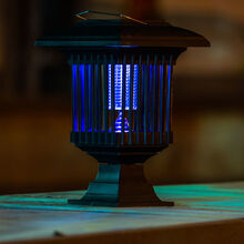 【电子发票】太阳能灭蚊灯式物理户外家居庭院灯防水诱杀虫花园灯室内捕蚊神器支持企业采购 单个装方手提灭蚊灯