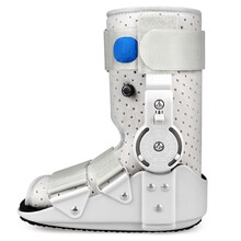 ancodoctor 医用可调跟腱靴鞋 跟腱断裂术后固定康复矫正鞋靴 脚踝扭伤固定足托踝关节骨折支具 灰色 短筒（可调 带气囊）有跟腱垫 M（鞋码40-44）