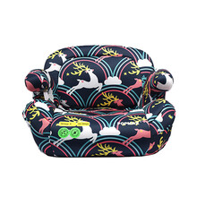 大童安全座椅3-12岁汽车用儿童增高垫简易坐垫车载简易坐垫便携式坐椅 彩虹鹿