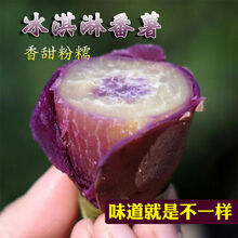 新鲜冰淇淋红薯紫心番薯现挖地瓜农家粉糯香甜3/5/10斤 大果：【净重5斤】