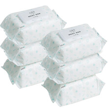 网易严选 宠物湿巾猫狗通用 擦泪痕清洁用品 家庭装 100抽*6包囤货装