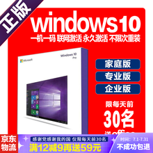 正版WIN10系统/windows10系统正版u盘/win10专业版/家庭版/企业版/激活码/密钥 win10专业版 在线 发邮箱 含税可开发票