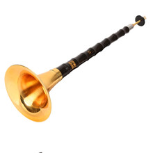 精制乌木唢呐  ABCDEG唢呐 初学者业演奏带哨片 乌木降B调黄碗+8大
