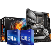 技嘉 Z490/Z590主板+英特尔i7 11700KF处理器cpu主板套装游戏吃鸡超频ATX大板 【魔鹰】Z590 GAMING X i7 11700/8核16线程/带核显