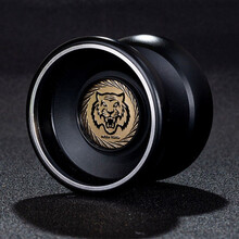 稚气熊 冰魄悠悠球超长睡眠花式溜溜球比赛专用儿童yoyo球 傲世虎黑色 悠悠球+10绳