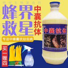 中囊抗体中蜂烂子病囊状幼虫病专用养蜂药蜜蜂烂子灵蜂具养蜂工具 中囊抗体500ml 送针管喷壶胶手套巢虫清木片