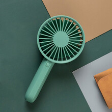 艾美特（AIRMATE）USB小风扇电风扇电扇台扇 办公宿舍床头桌面多功能台式充电迷你手持风扇AH03绿色