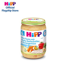 国际	喜宝（HiPP）全餐泥婴儿营养辅食 阿拉斯加鳕鱼黄油蔬菜意面 欧洲原装进口