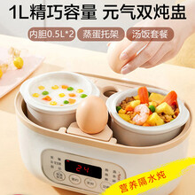 健丝美电炖锅小炖盅燕窝隔水炖家用全自动宝宝煮粥神器陶瓷煲汤锅GK2 电炖锅