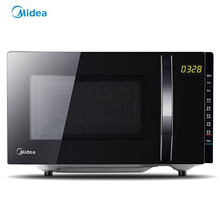 美的（Midea）家用智能微波炉 光波炉 烧烤箱一体机 烤箱 烧烤 20L 黑色 家电