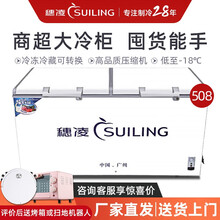 穗凌（SUILING）冰柜商用大容量冷冻柜速冻急冻单温冷柜 冷藏冷冻大冰柜 卧式冷柜 穗凌冰箱 BD-508（1465*780*945）