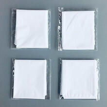 皆用 一次性火锅围兜餐饮塑料围裙防水防油围兜一次性围嘴logo定制 纯白-独立包装【100个】