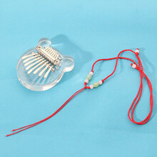 杉贝 SHANBEI 小8音迷你kalimba便携式mini拇指琴手指琴卡林巴琴跨境礼品 迷你水晶小熊