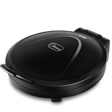 美的（Midea）美的电饼铛家用电饼铛双面加热加深煎烤机烙饼锅薄饼档多功能全自动断电 〖曜石黑〗
